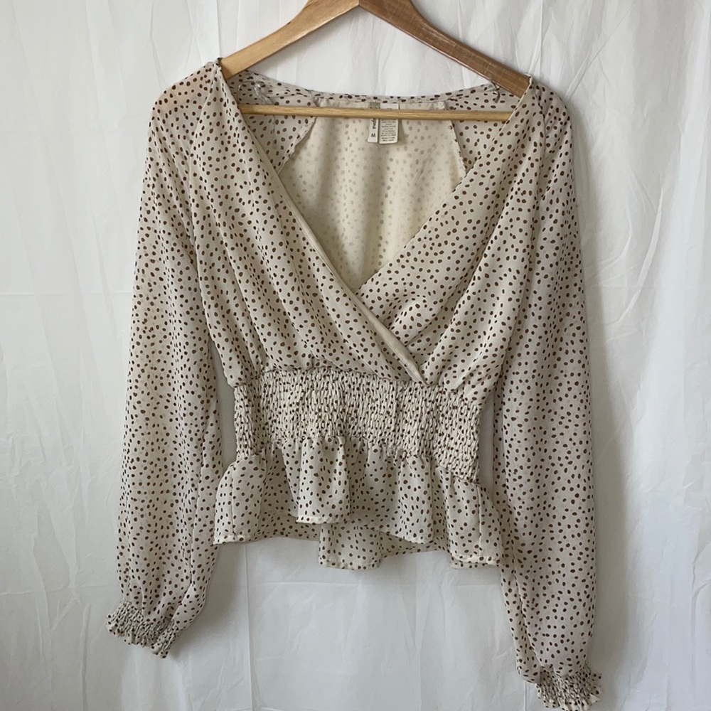 POLKA DOT BLOUSE